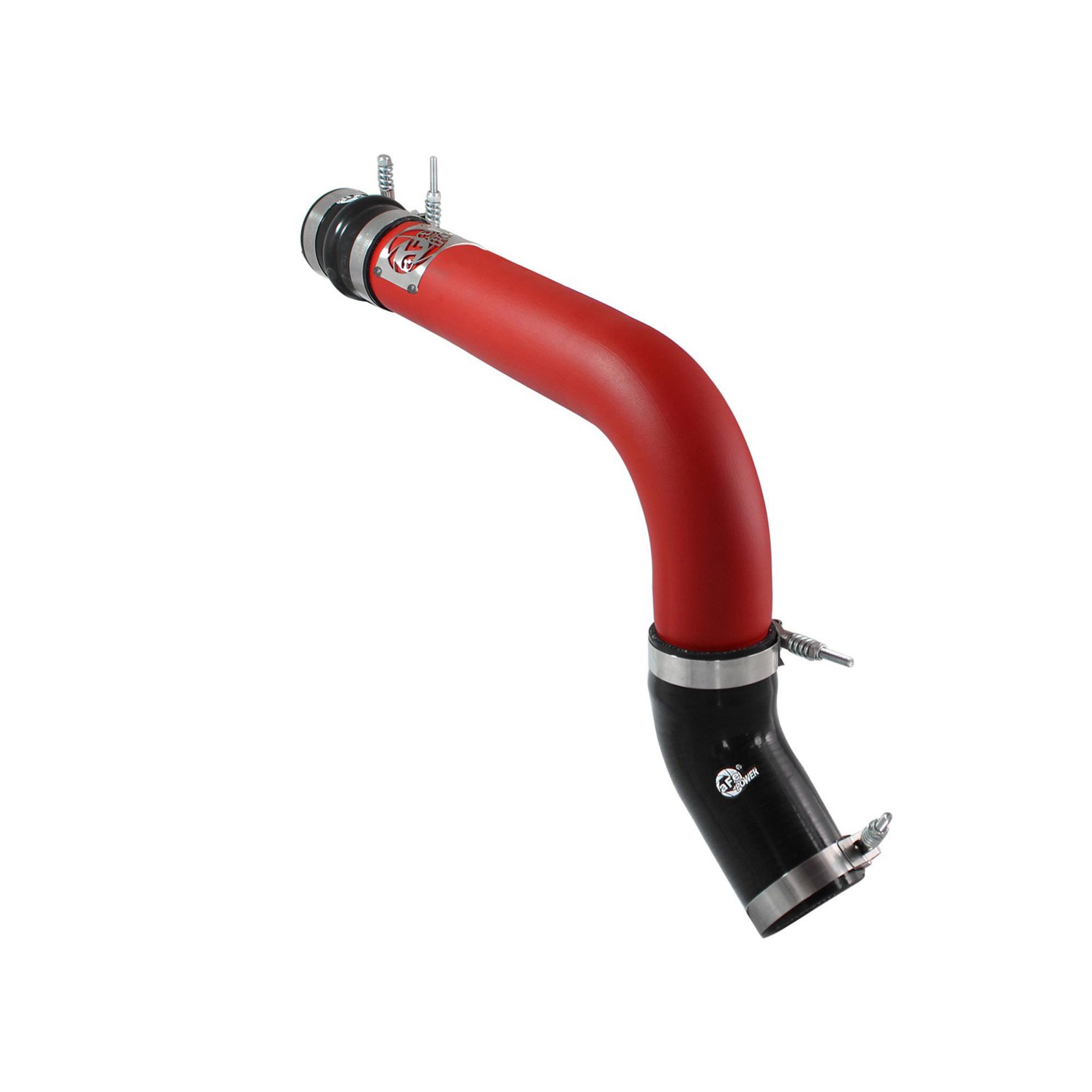 BladeRunner 3 IN Aluminum Hot Charge Pipe Red Dodge RAM Diesel Trucks 13-18 L6-6.7L (td)