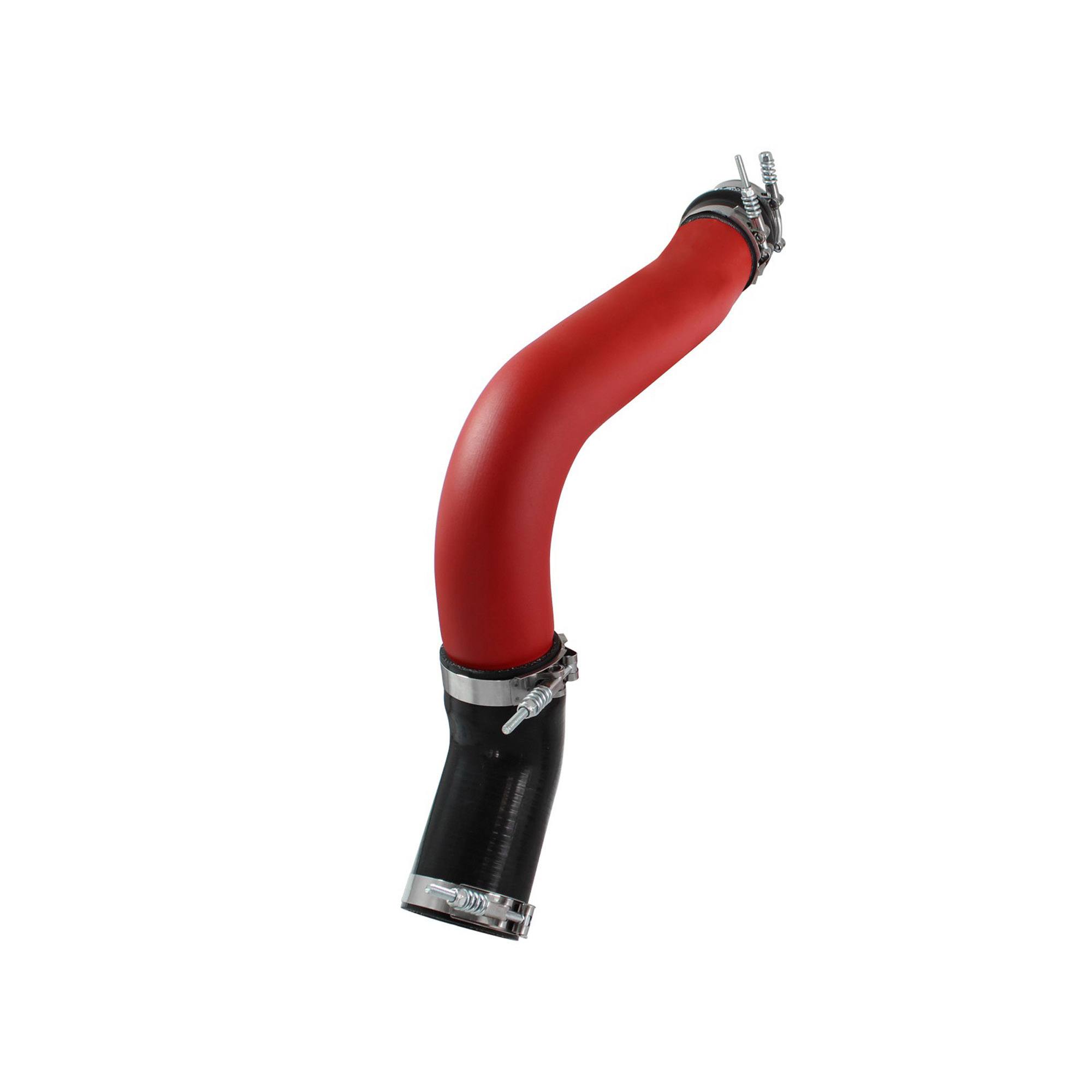 BladeRunner 3 IN Aluminum Hot Charge Pipe Red Dodge RAM Diesel Trucks 13-18 L6-6.7L (td)