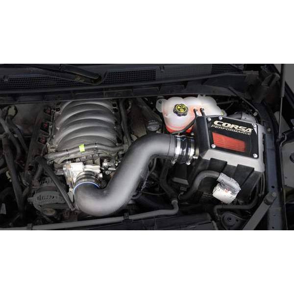 Corsa Performance Closed Box Air Intake With DryTech 3D Dry Filter 2019-2020 Chevrolet Silverado 6.2