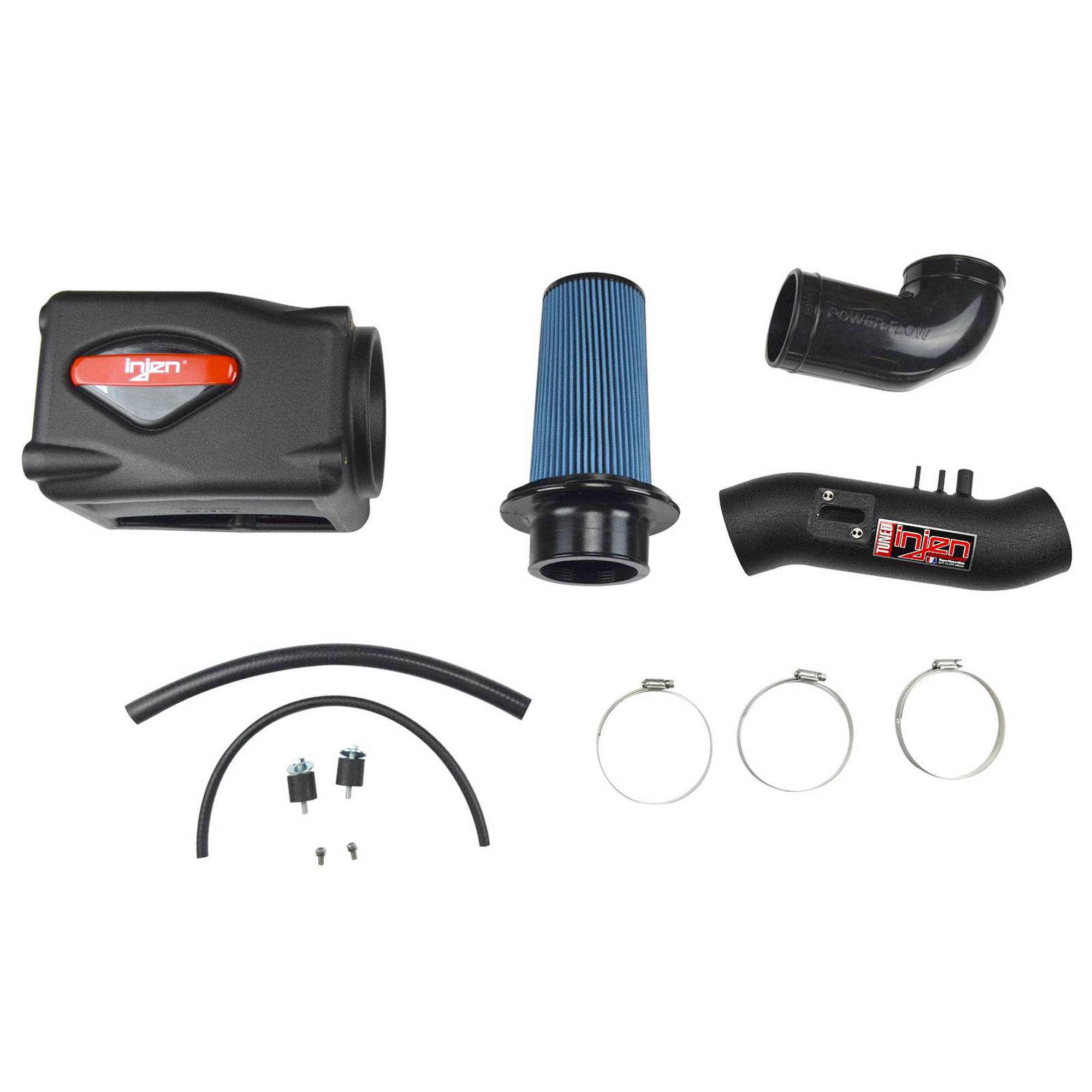 Injen PF Cold Air Intake System w/ Rotomolded Air Filter Housing - PF2019 Wrinkle Black INJ-PF2019WB