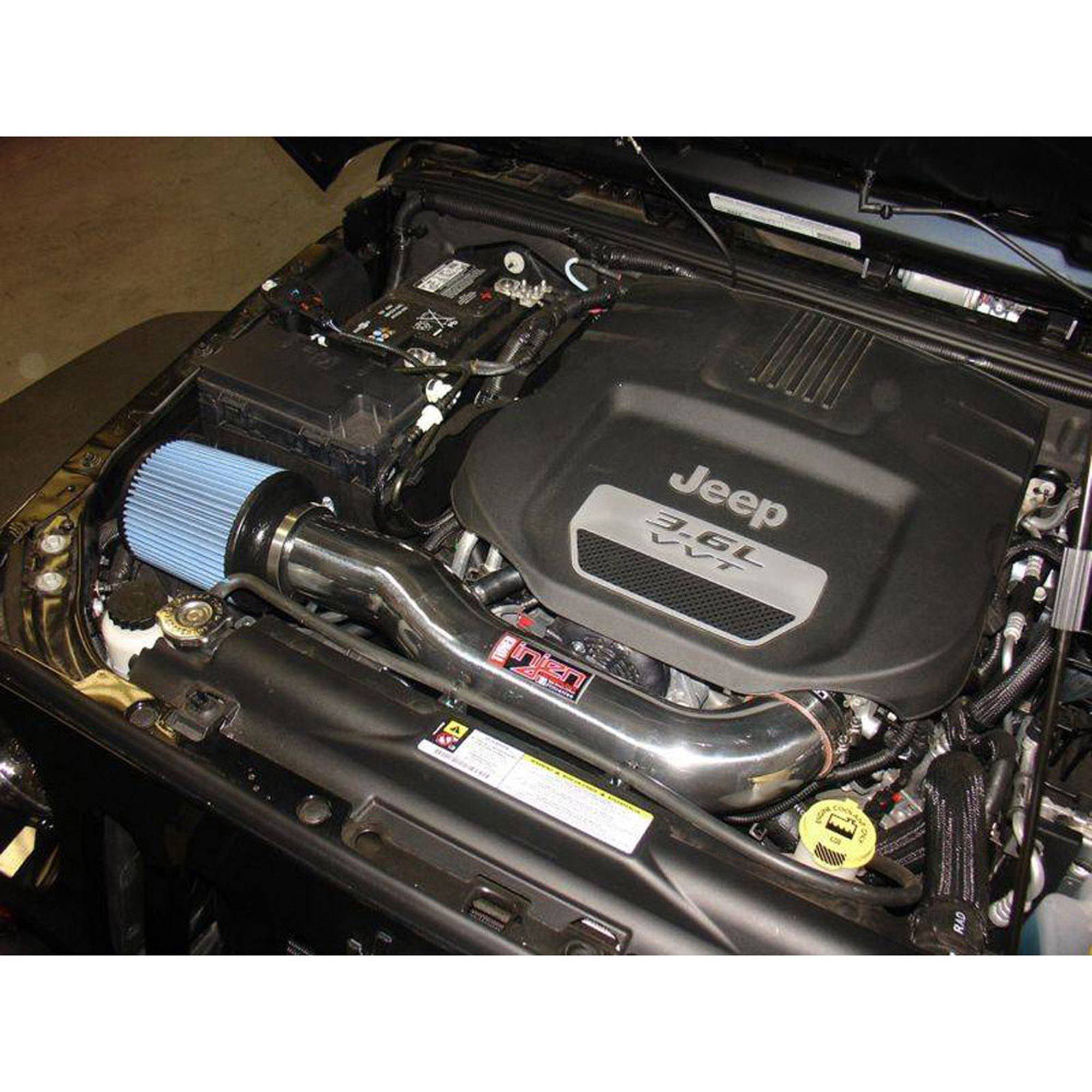 Injen PF Cold Air Intake System - PF5004 Wrinkle Black INJ-PF5004WB