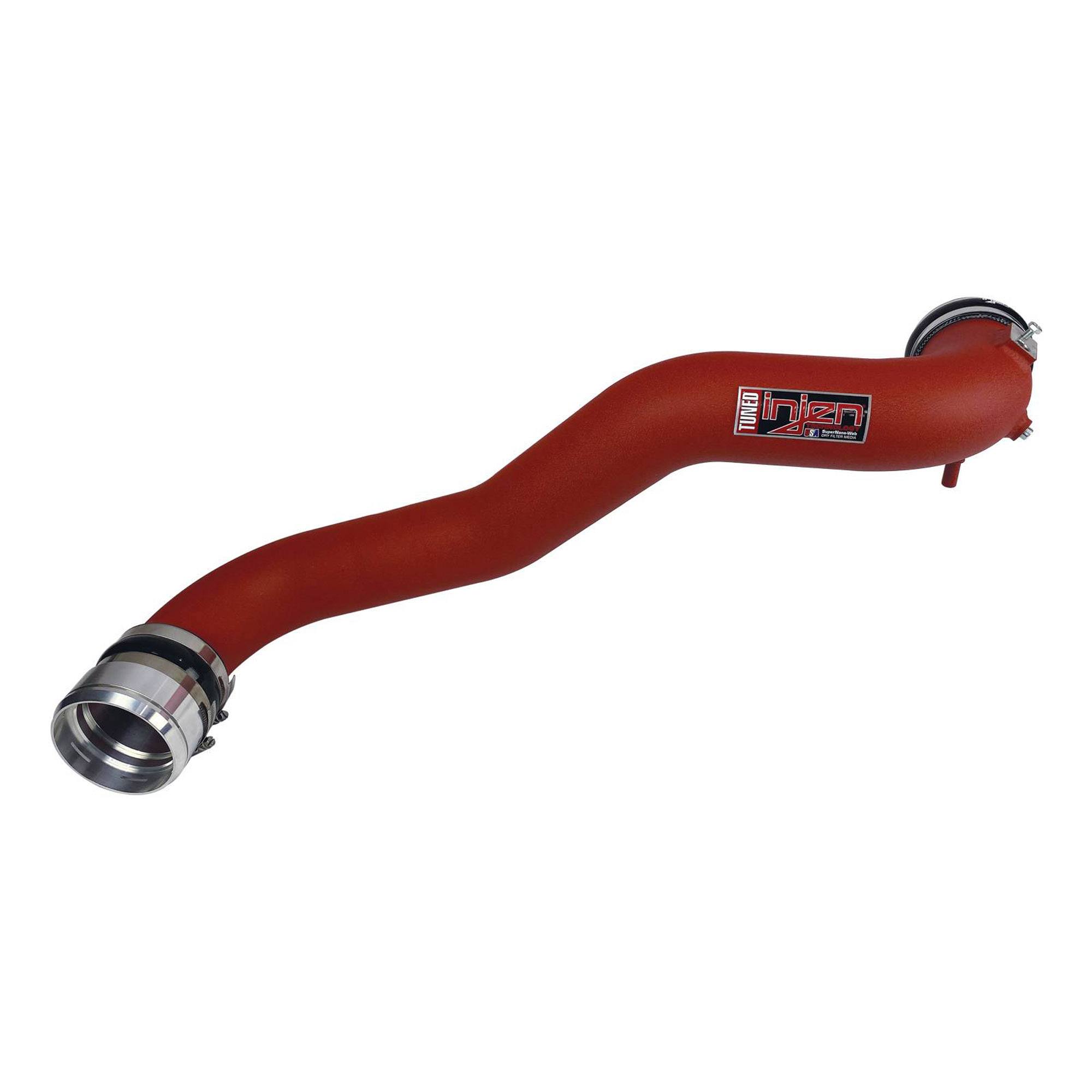 Injen SES Intercooler Pipes - SES9015ICP-P Wrinkle Red INJ-SES9015ICPWR