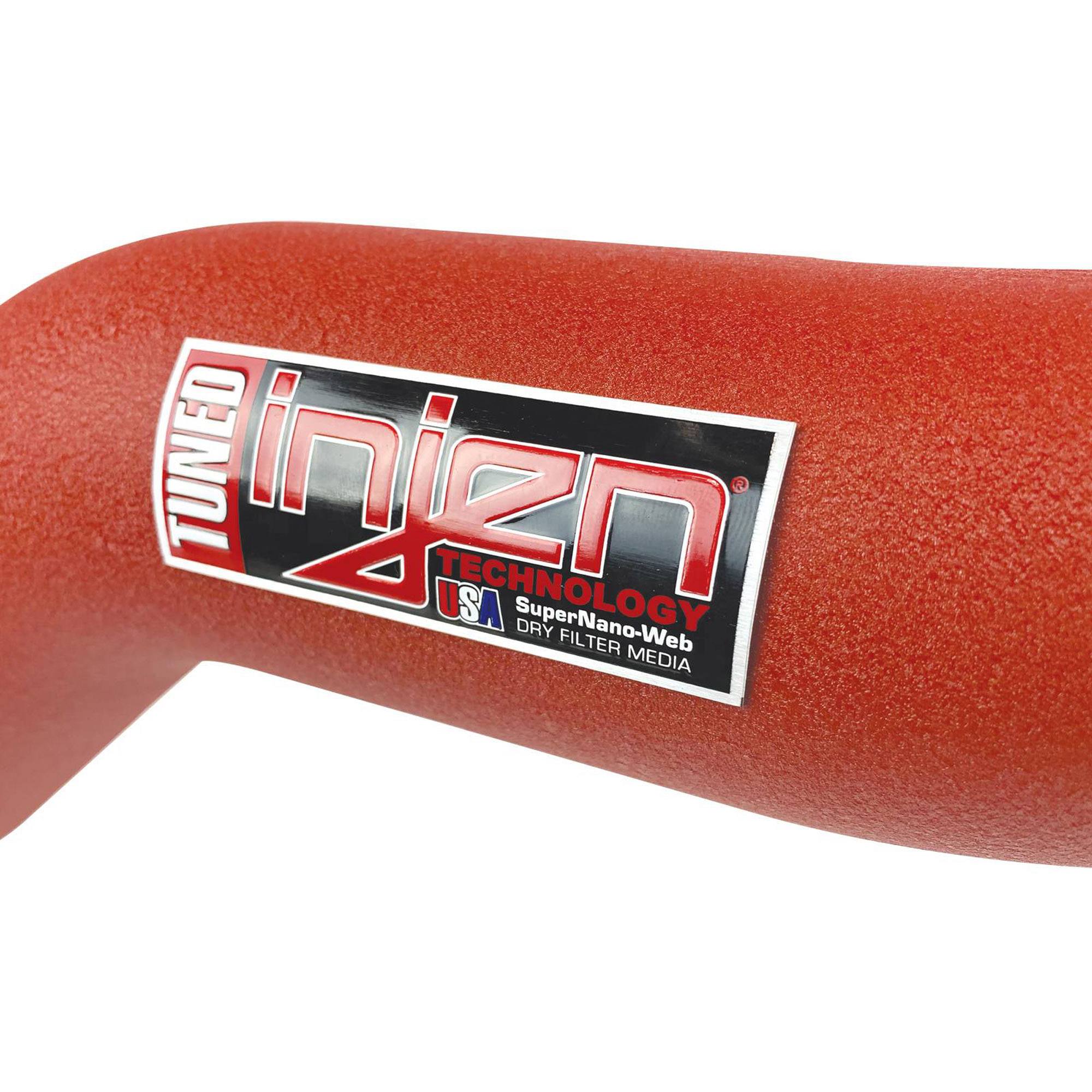 Injen SES Intercooler Pipes - SES9015ICP-P Wrinkle Red INJ-SES9015ICPWR