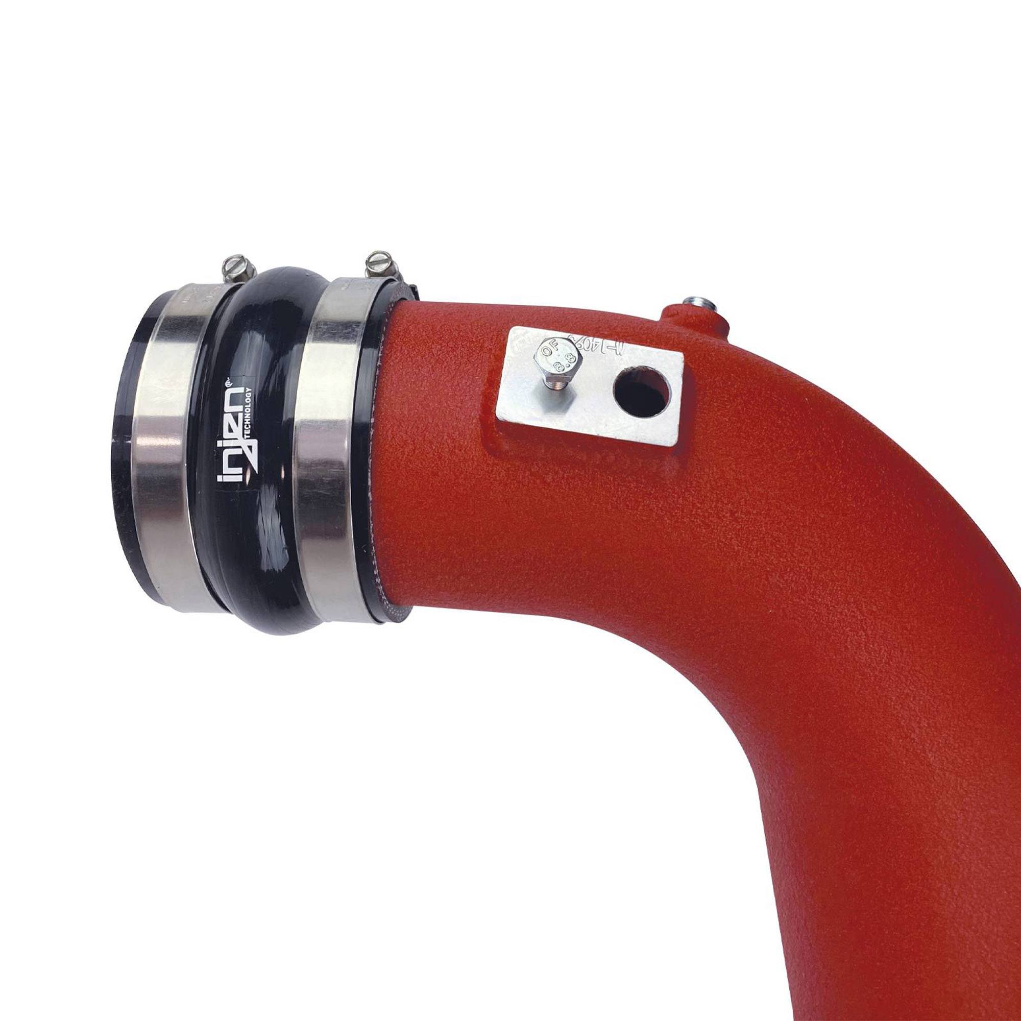 Injen SES Intercooler Pipes - SES9015ICP-P Wrinkle Red INJ-SES9015ICPWR