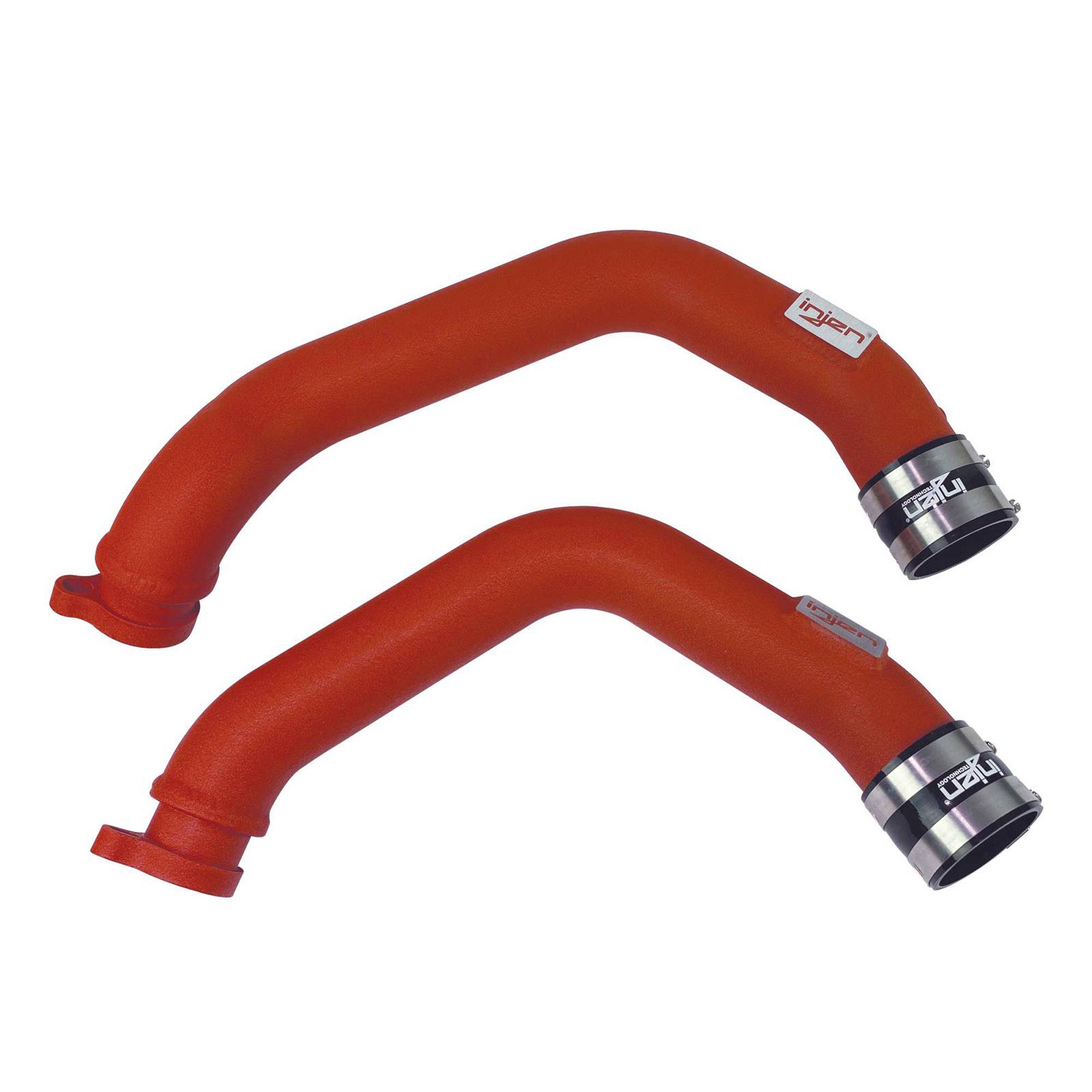 Injen SES Intercooler Pipes - SES1116ICP-P Wrinkle Red INJ-SES1116ICPWR