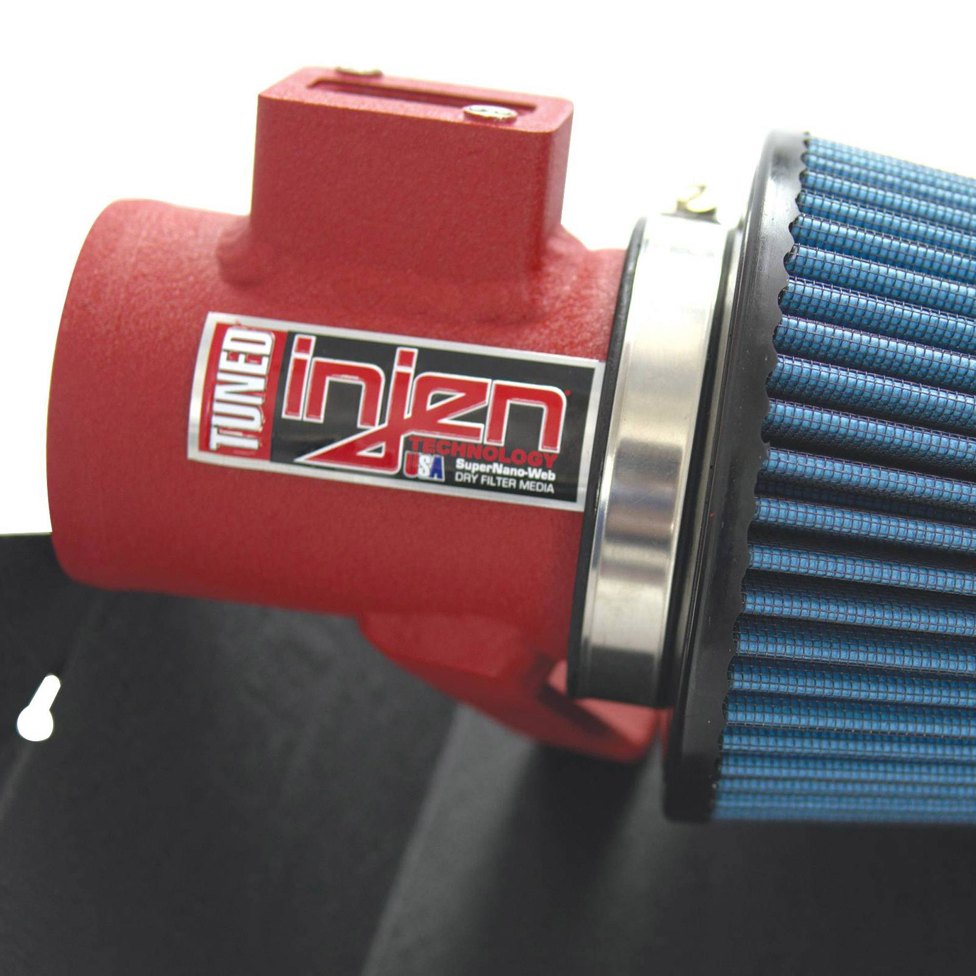Injen SP Short Ram Cold Air Intake System - SP9018 Wrinkle Red INJ-SP9018WR