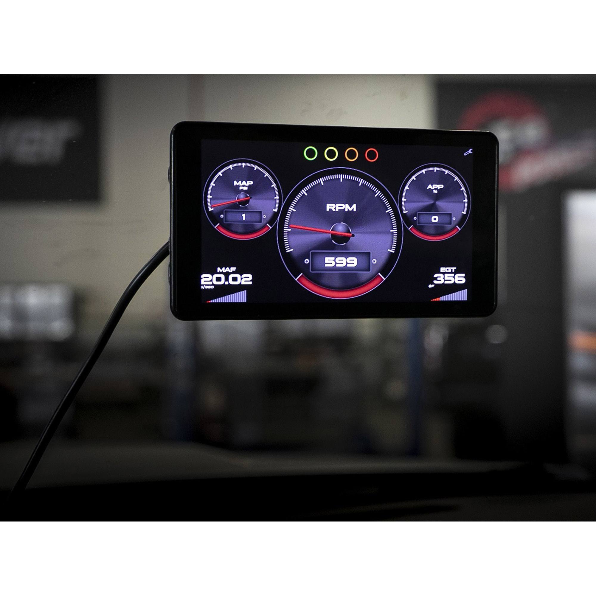 SCORCHER BLUE Bluetooth Power Module & AGD Advanced Gauge Display Monitor Combo RAM Diesel Trucks 13-18 L6-6.7L (td)