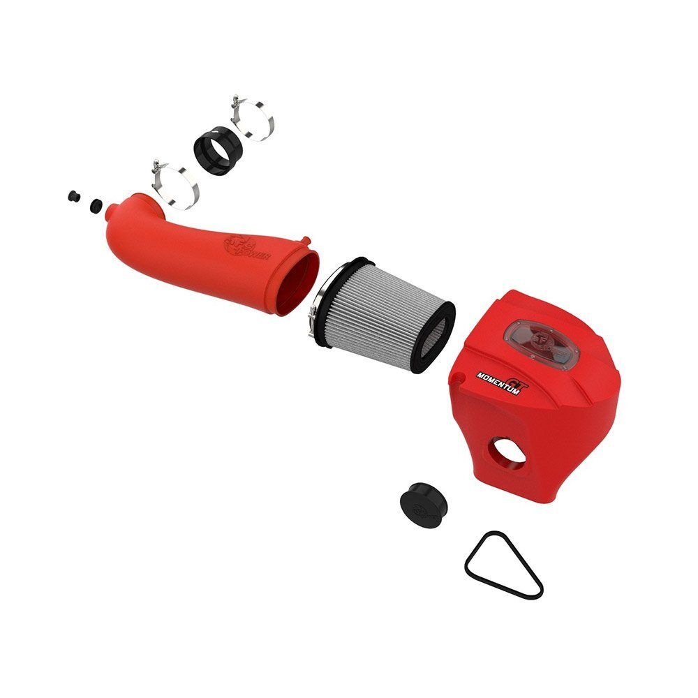Momentum Gt Red Edition Cold Air Intake System W/ Pro Dry S Filter- AFE-51-72202-R