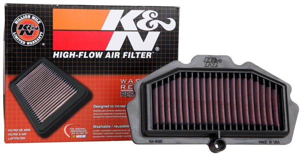 Durable construction of K&N air filter KA-6415