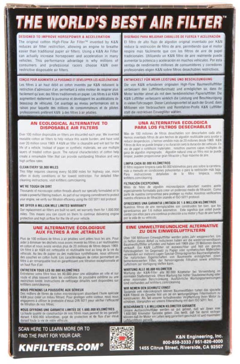 K&N Filters RC-2900 Universal Air Filter - Image 8